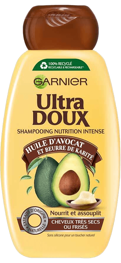 Shampooing Nutrition Intense Huile d'Avocat & Beurre de Karité